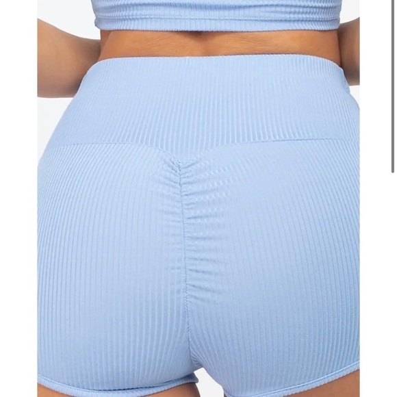 CAPELLA Ladies' Pink Ribbed Cami & Shorts Set - Picture 3 of 8